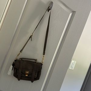 Proenza Schouler Crossbody graige color leather with tags beautiful!